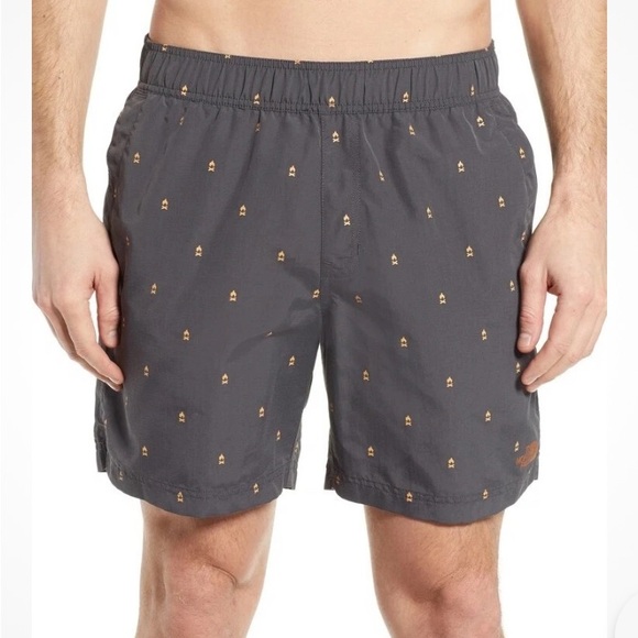 The North Face Class V Pull-On Trunks Large – Campfire Print Asphalt Gray - Picture 1 of 6